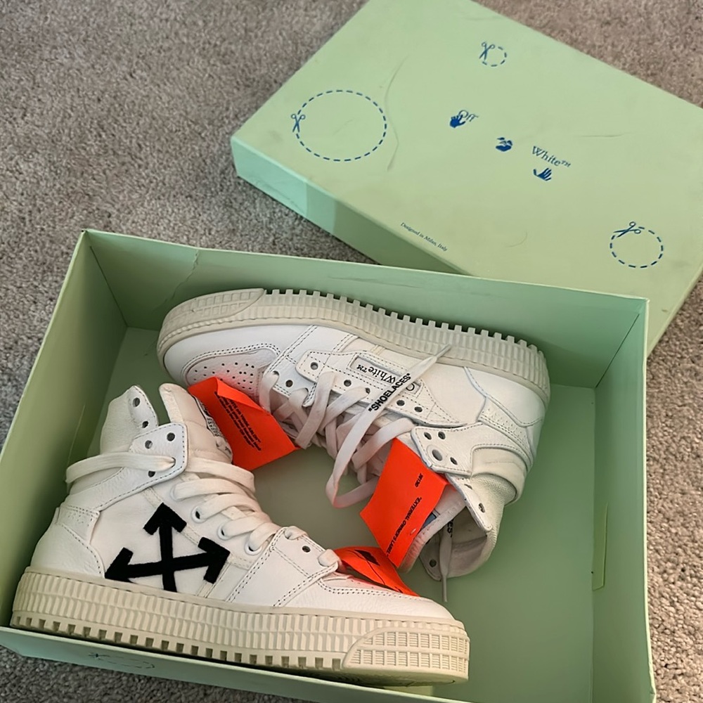 Women’s Off-White size 36 3.0 off court high top sneakers
